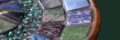 Stone and wood artwork